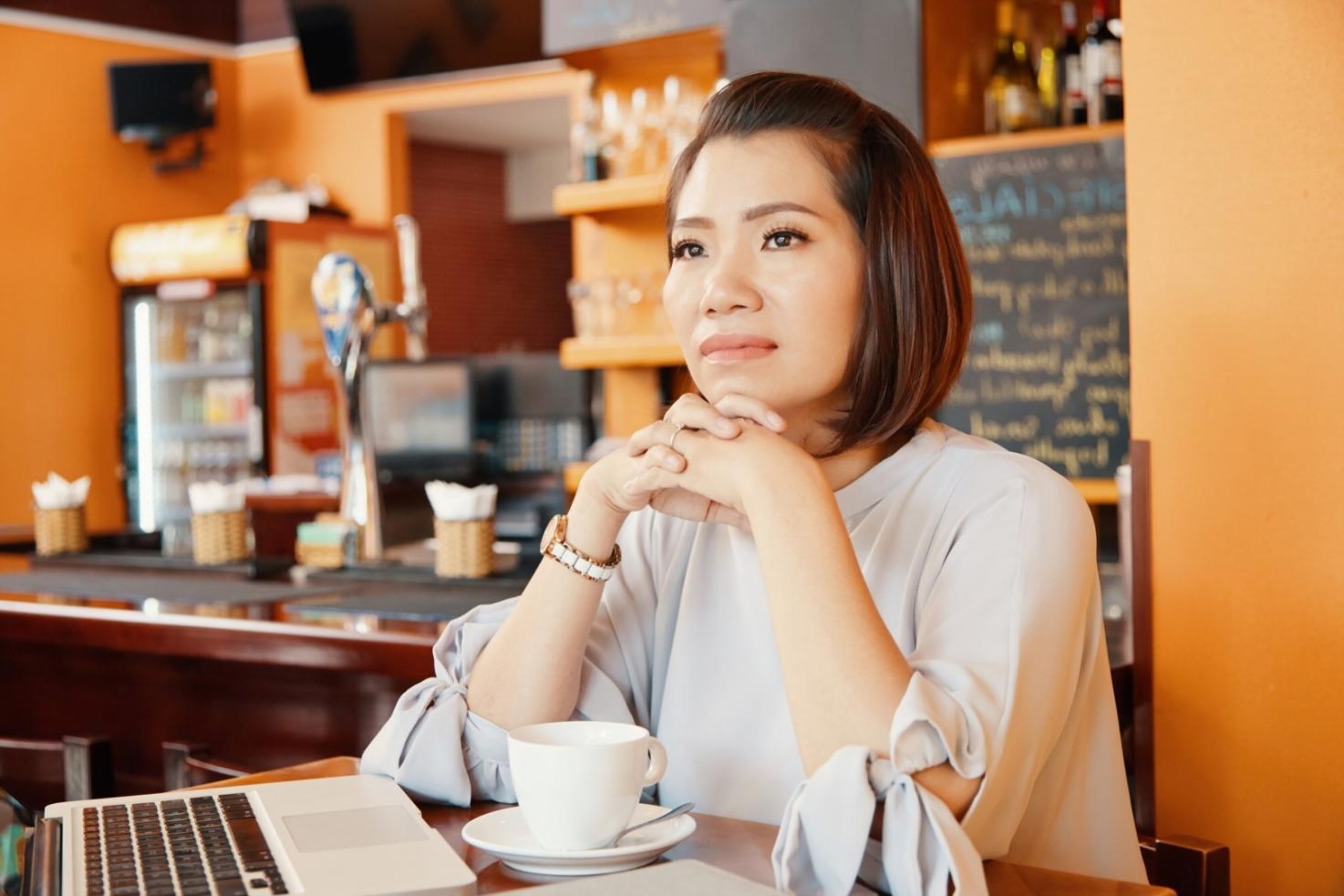 Professional content writing workspace